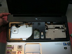 Ремонт системы охлаждения ноутбука HP Compaq Presario CQ61