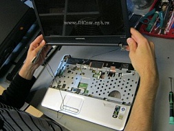 Чистка системы вентиляции ноутбука HP Compaq CQ60